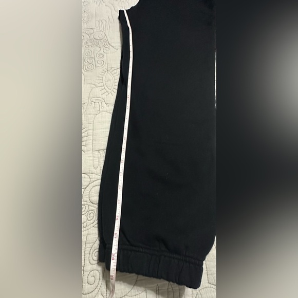 NEW MATE the Label Organic Fleece Relaxed Pocket Sweatpant M Jet Black - Picture 7 of 9